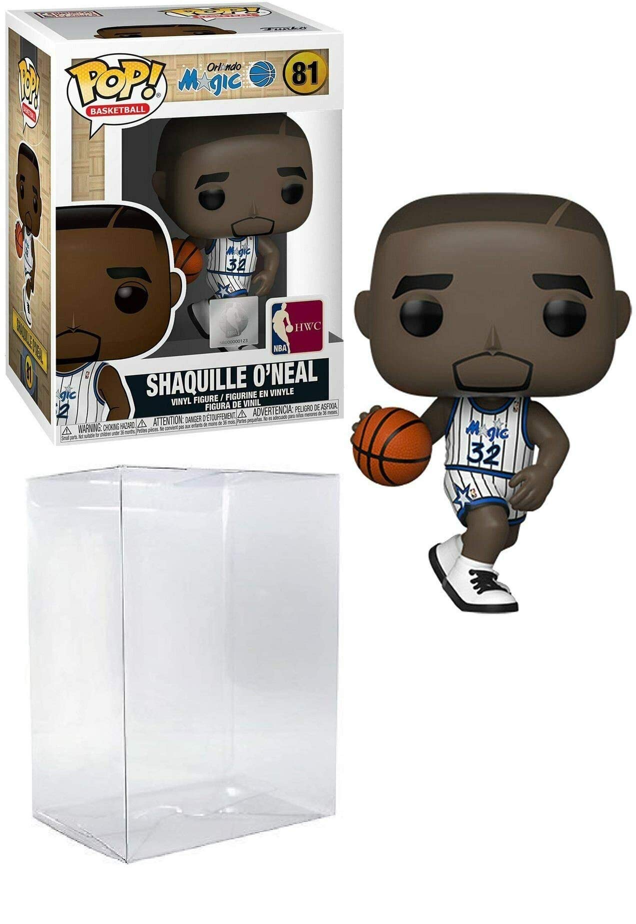 Amazon.com: Shaquille O'Neal Orlando Magic Home Jersey #81 Pop